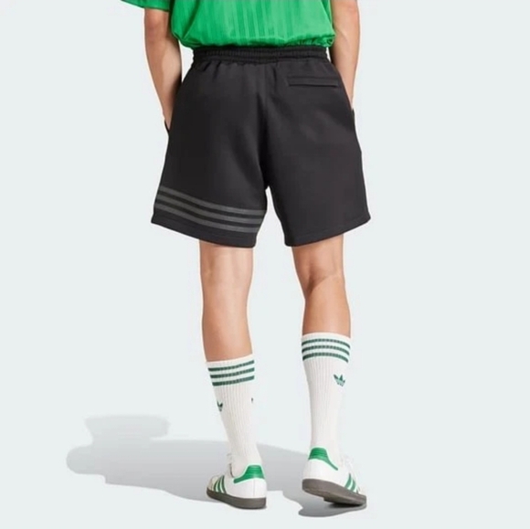 Adidas Originals Neuclassics Shorts IR9430 Size Small Men's NEW Black Loose Fit - Picture 12 of 13